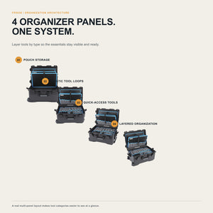 ALUBOX FR5038 organizer panels system