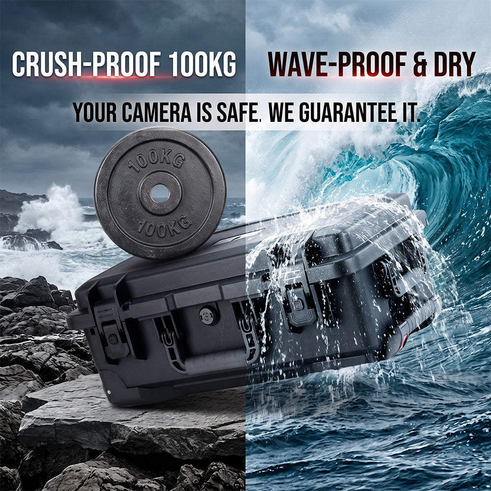 ALUBOX Wheeled Waterproof Camera Dry Storage Case