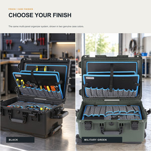 ALUBOX FR5038 black and military green finishes