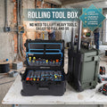 ALUBOX Large Rolling Hardware Tool Case