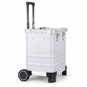 Clean product view of silver rolling tool case