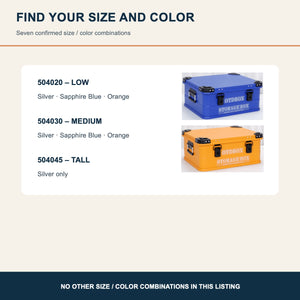 Seven available 5040 size and color combinations